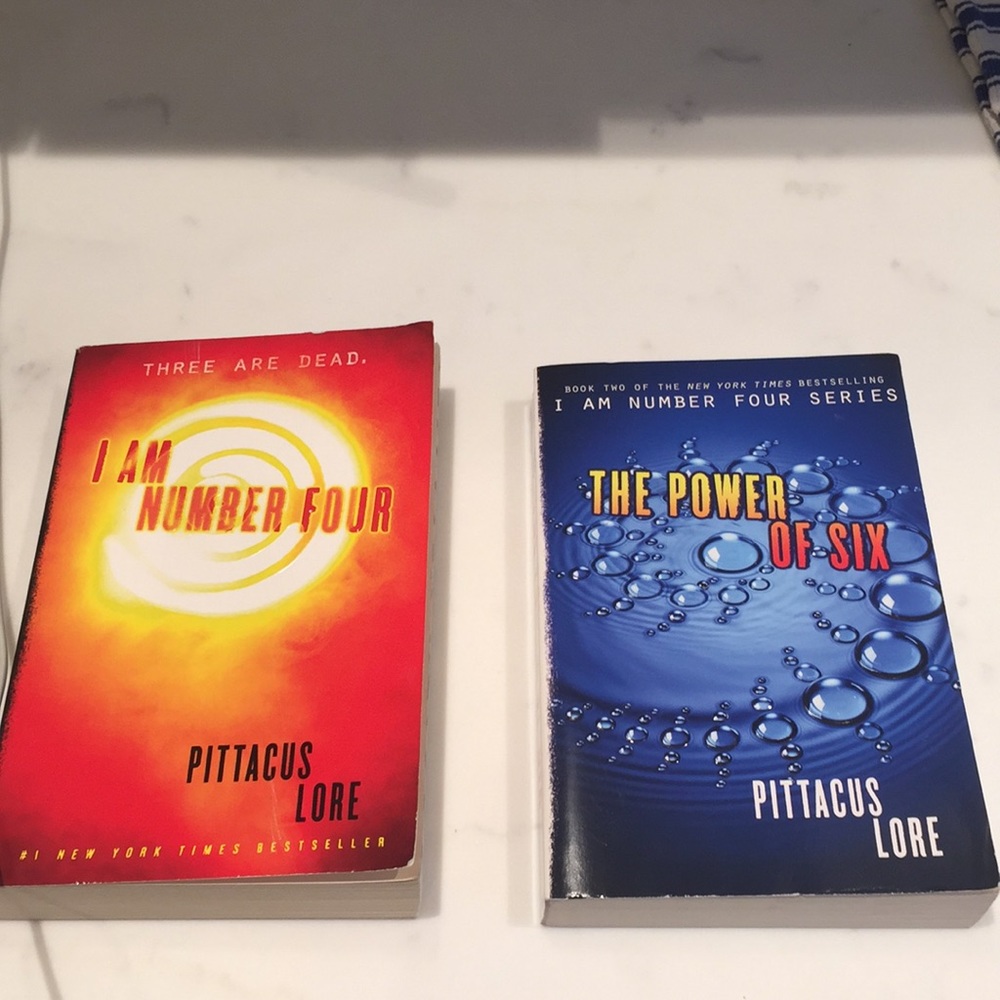 The first 2 I Am Number 4 books!
